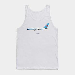 Illustration of China Southern Airbus A380 Tank Top